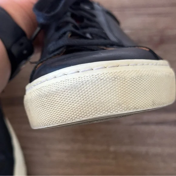 Beckett Simonon black leather sneakers size 44 US 10 - Picture 7 of 14